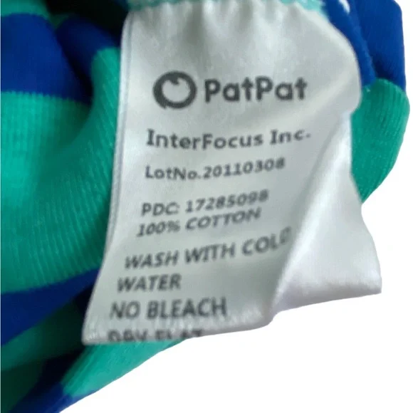 Set Of 3  Rompers 100% Cotton Snap Closures giraffe elephants dinosaurs Unisex. - Picture 9 of 10